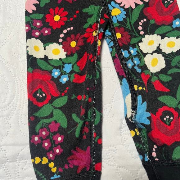 Hanna Andersson Festive Flowers Organic Cotton Sleeper PJs 2T - Picture 4 of 5